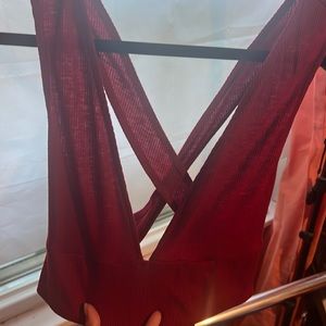 Very sexy deep v crop top